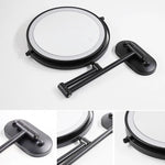 LumiReflex LED Rechargeable Wall-Mounted Magnifying Mirror