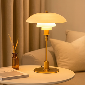 Lumierenordique – Scandinavian Glass Shade Table Lamp
