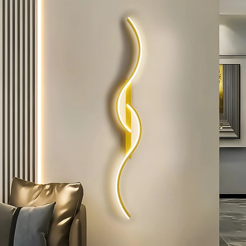 WaveGlow – Curved LED Wall Light Fixture
